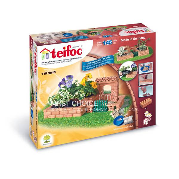 Teifoc German DIY bunga kecil model arsitektur versi luar negeri