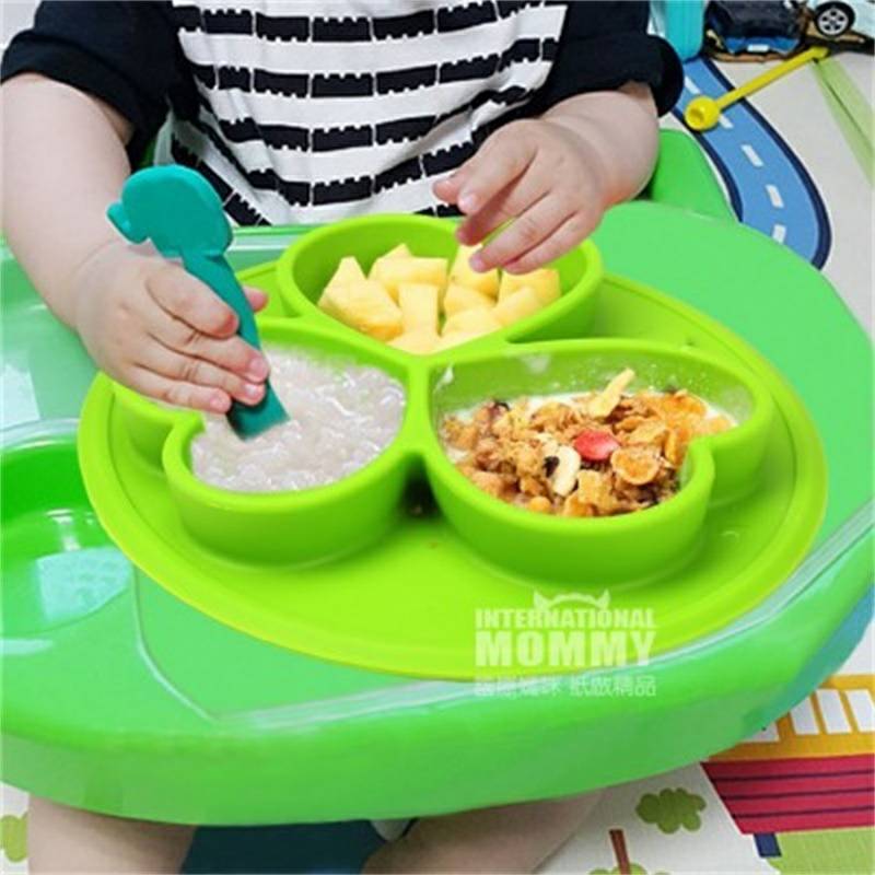 Wuloo German Wuloo Clover Children s Silicone Tatakan Versi Luar Negeri