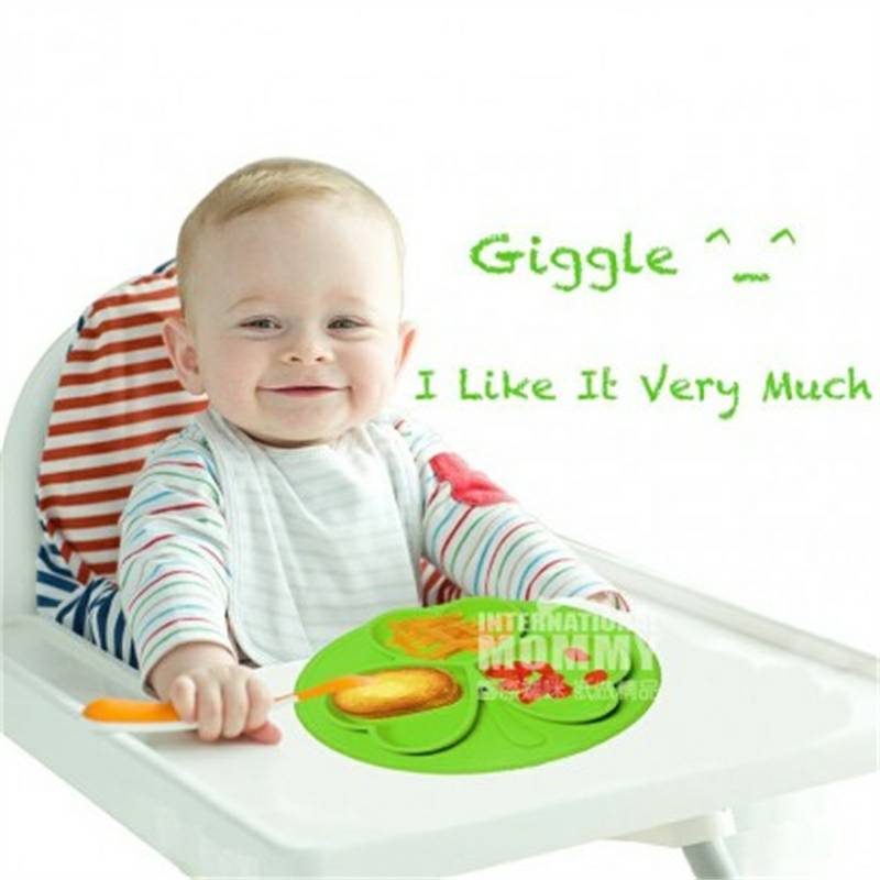 Wuloo German Wuloo Clover Children s Silicone Tatakan Versi Luar Negeri