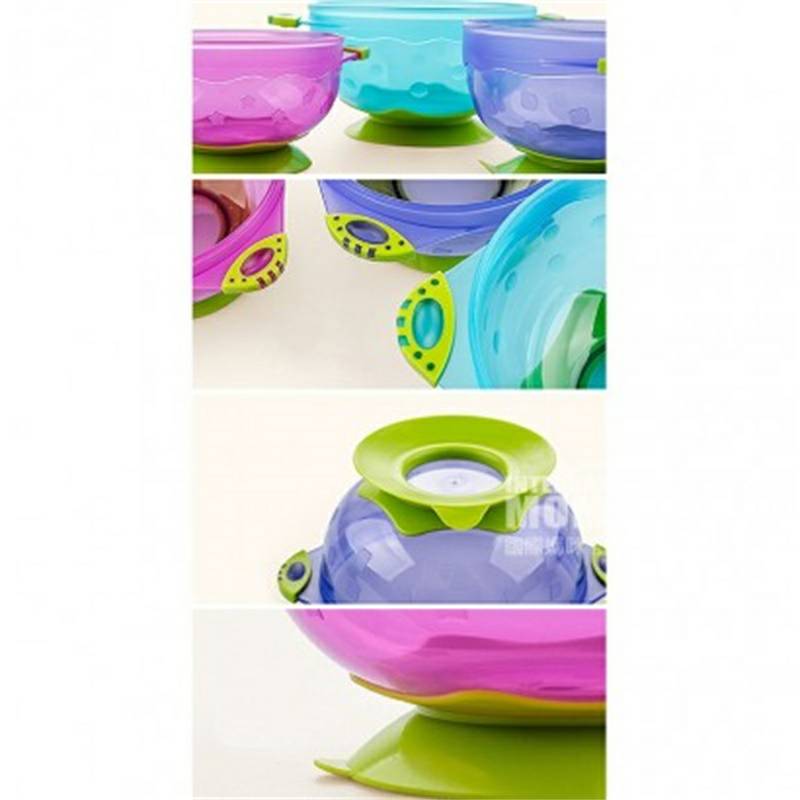 Yvonnelee Jerman Yvonnelee bayi non-slip mangkuk hisap versi tiga potong luar negeri