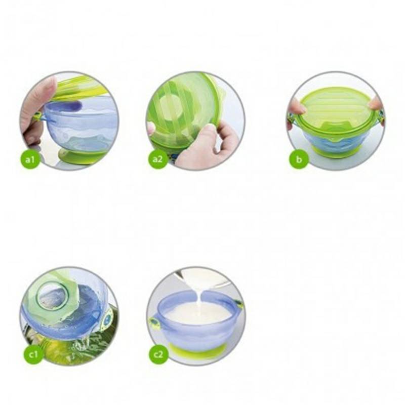 Yvonnelee Jerman Yvonnelee bayi non-slip mangkuk hisap versi tiga potong luar negeri