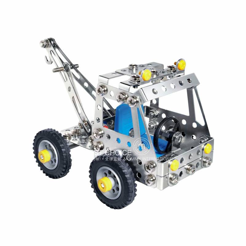 Eitech buldoser German mainan perpecahan logam tiga-dalam-satu versi luar negeri