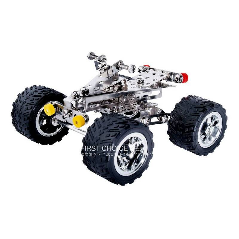 Eitech German balap F1 tiga-dalam-satu mainan split metal versi luar negeri