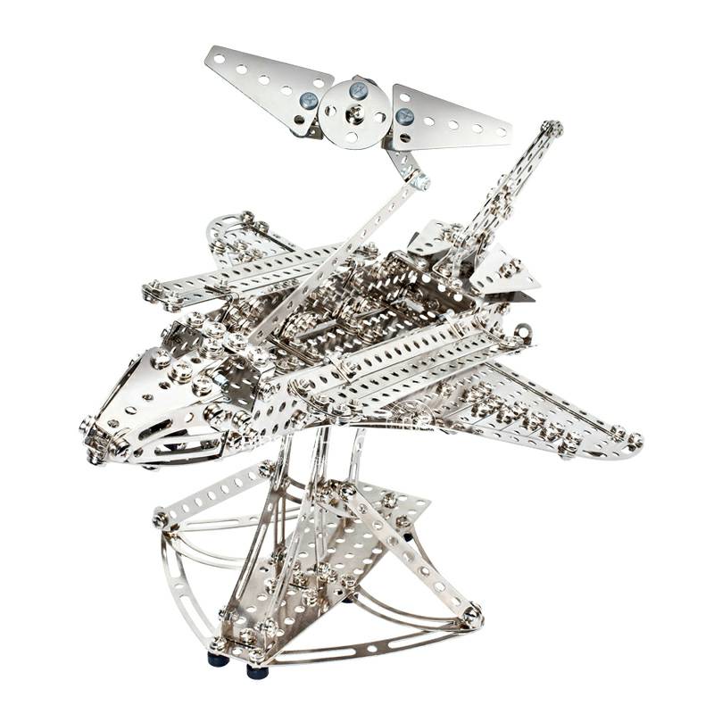 Eitech German pesawat ulang-alik mewah versi split three-in-one metal split toy di luar negeri