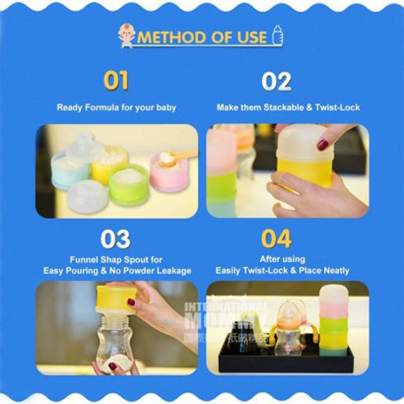 Kidsmile Germany Kidsmile versi empat kotak susu bubuk di luar negeri