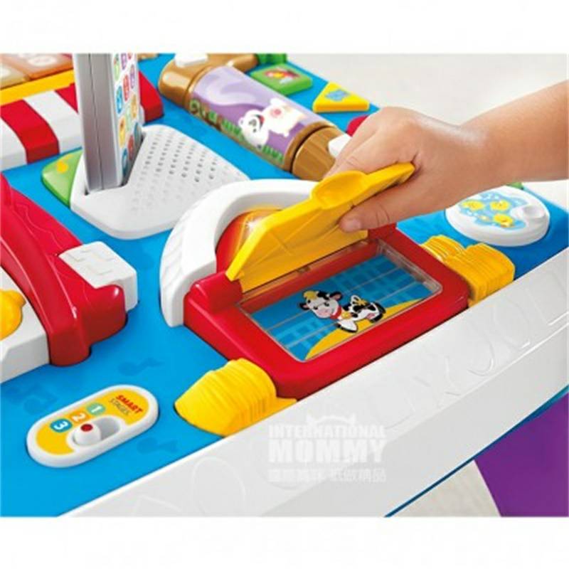 Fisher Price versi multifungsi Amerika sukacita meja belajar portabel di luar negeri
