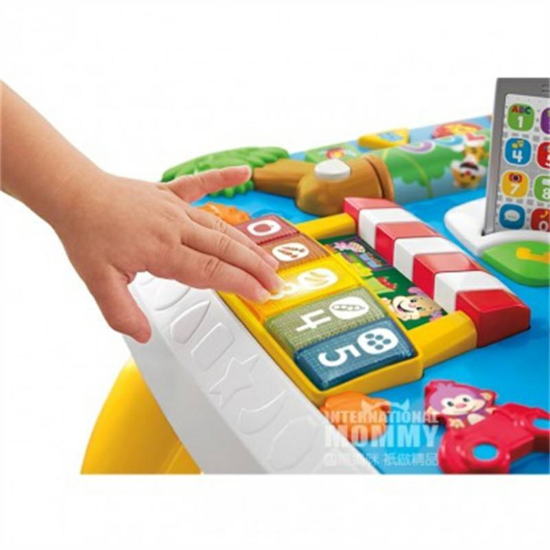 Fisher Price versi multifungsi Amerika sukacita meja belajar portabel di luar negeri