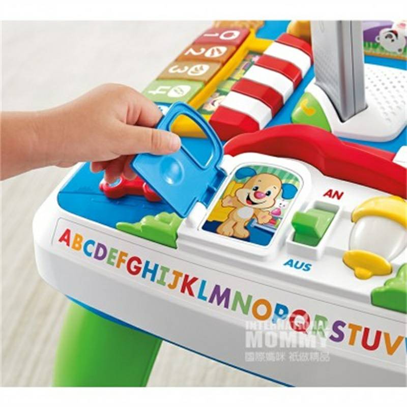 Fisher Price versi multifungsi Amerika sukacita meja belajar portabel di luar negeri