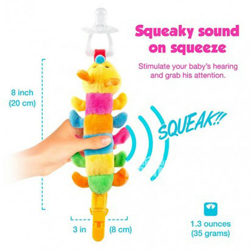 BabyHuggle German BabyHuggle pacifier caterpillar selama lebih dari 0 bulan Versi Luar Negeri