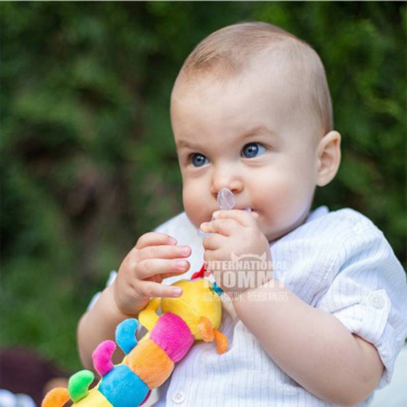 BabyHuggle German BabyHuggle pacifier caterpillar selama lebih dari 0 bulan Versi Luar Negeri