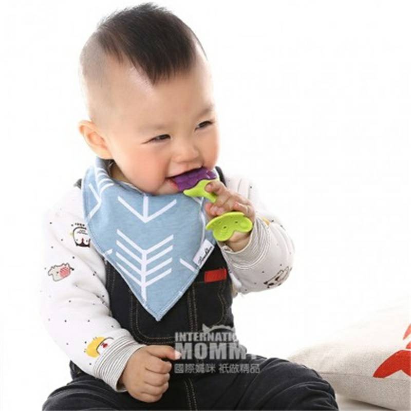 TINABLESS Amerika TINABLESS bayi buah silikon lembut pasta gigi mainan set versi luar negeri