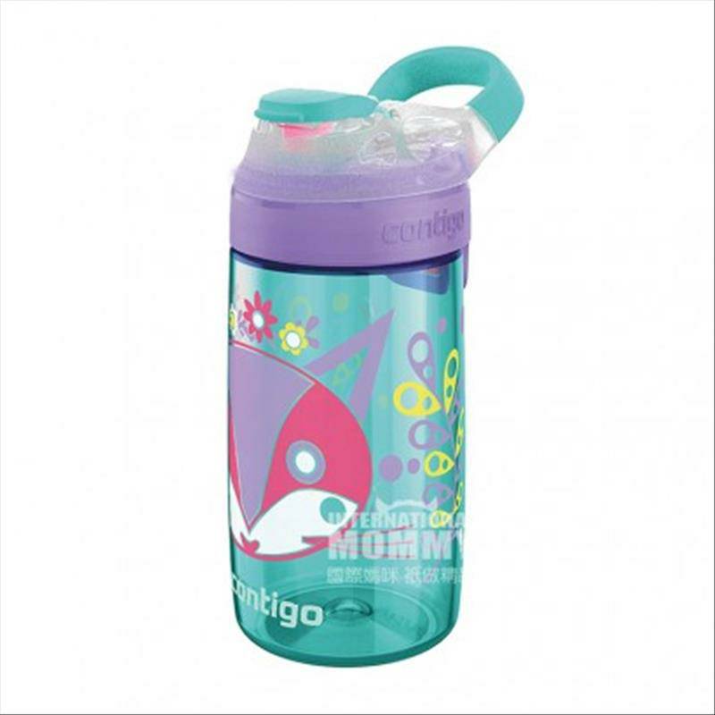 gelas air plastik anti bocor versi Contigo anak-anak Amerika di luar negeri