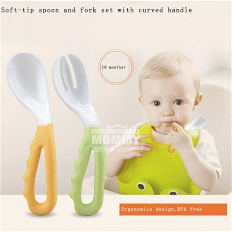Reizbaby Jerman Reizbaby sendok garpu bayi mengatur 4 paket versi luar negeri