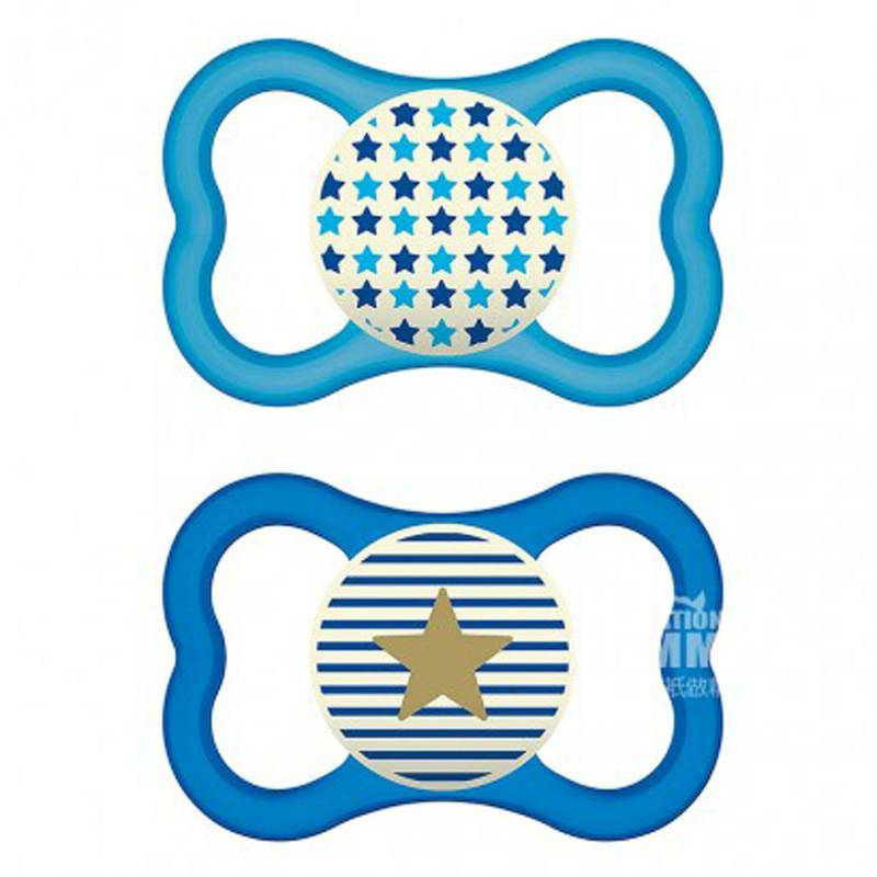 MAM Austria MAM bintang bernapas sutra silikon dot 6-16 bulan dua paket versi luar negeri