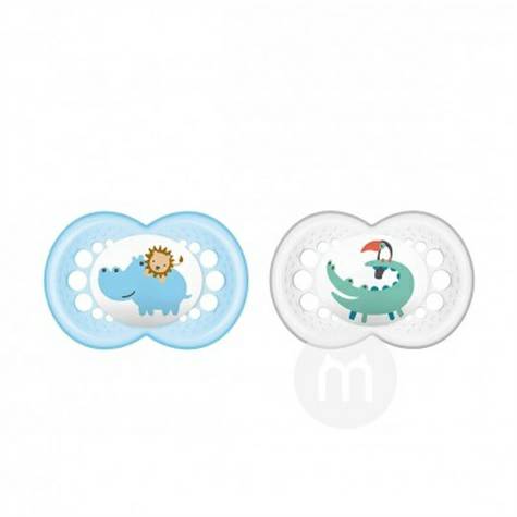 MAM Austria MAM seri asli silikon dot 6-16 bulan dua paket versi luar ...