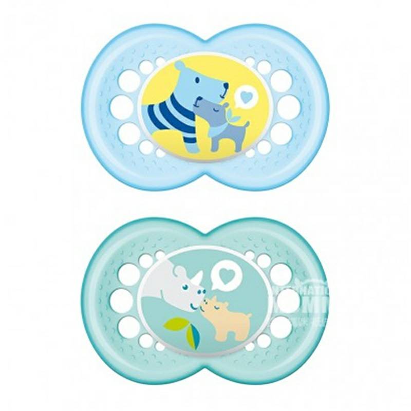 MAM Austria MAM seri asli silikon dot 6-16 bulan dua paket versi luar negeri