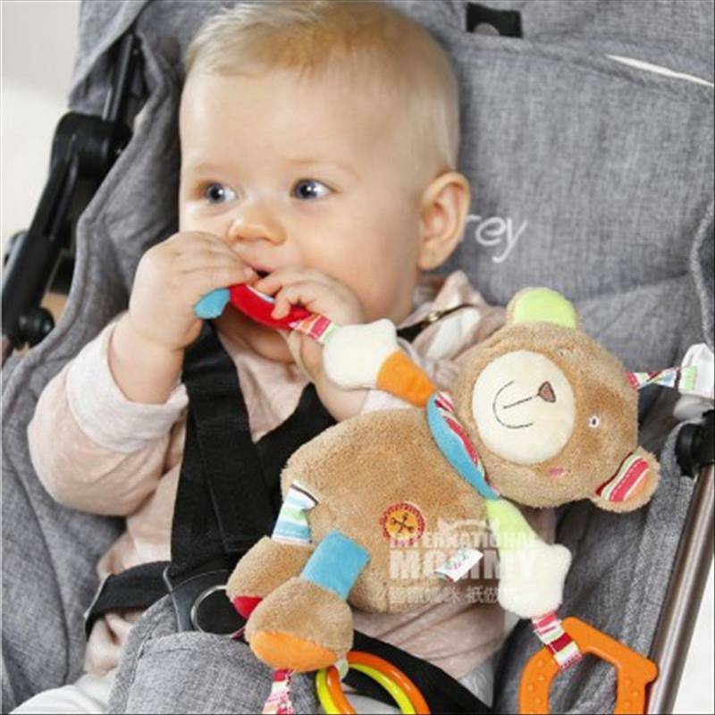 Bayi FEHN Jerman bayi multi-fungsi boneka beruang bubut tergantung untuk menenangkan boneka versi luar negeri