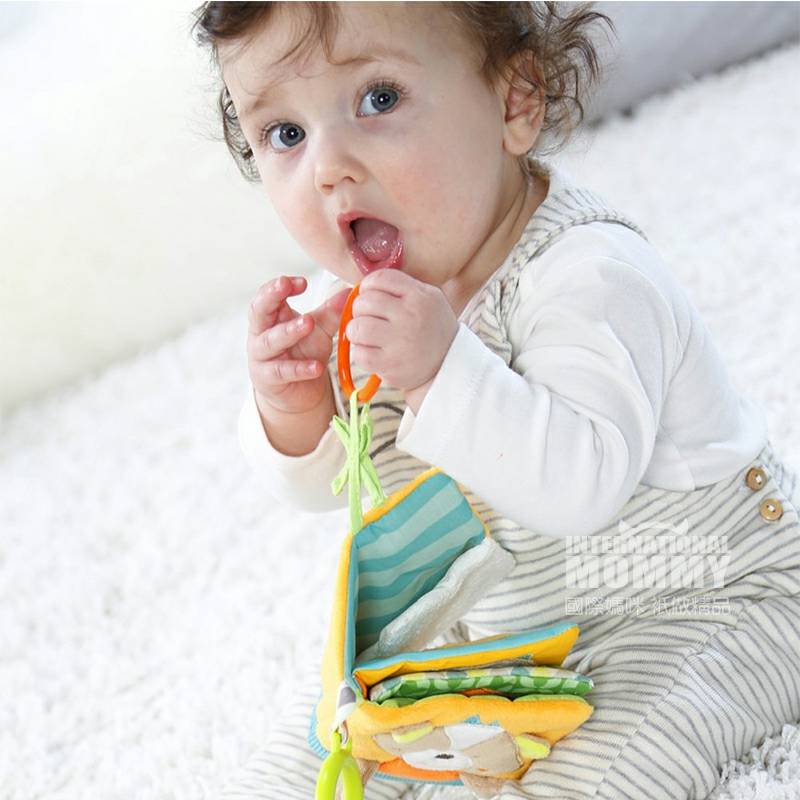 Baby FEHN Jerman Baby Sleeping Forest Tema Buku Kain Versi Luar Negeri