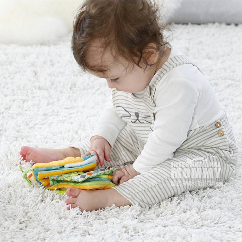 Baby FEHN Jerman Baby Sleeping Forest Tema Buku Kain Versi Luar Negeri