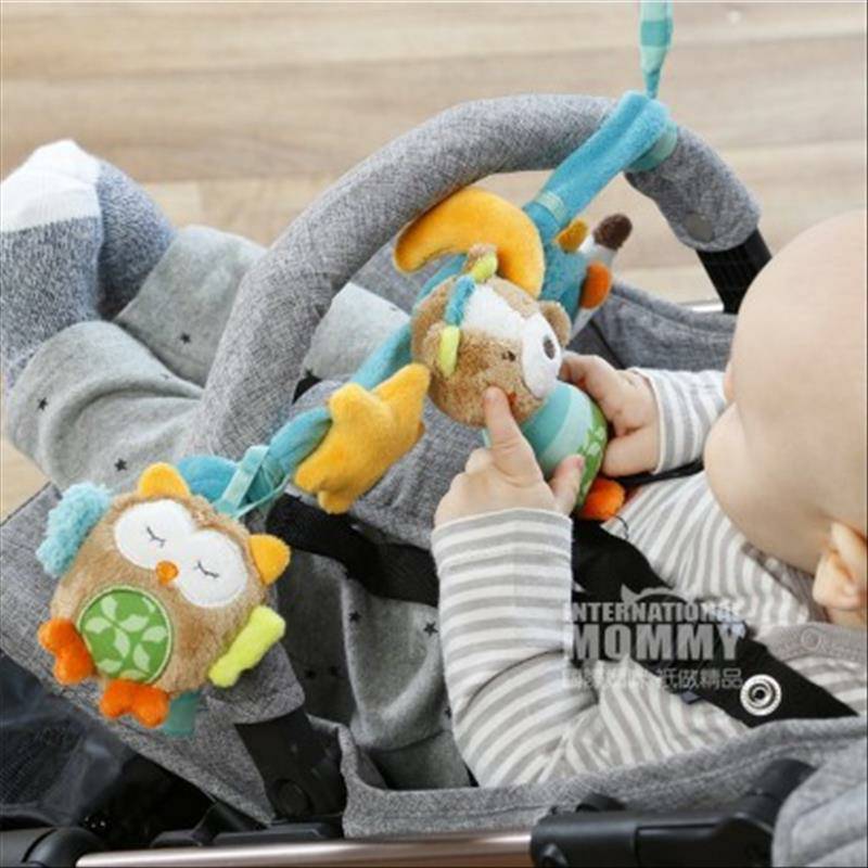 Bayi FEHN Jerman Mimpi Hutan Bayi Carriage Rantai Boneka Dekoratif Versi Luar Negeri
