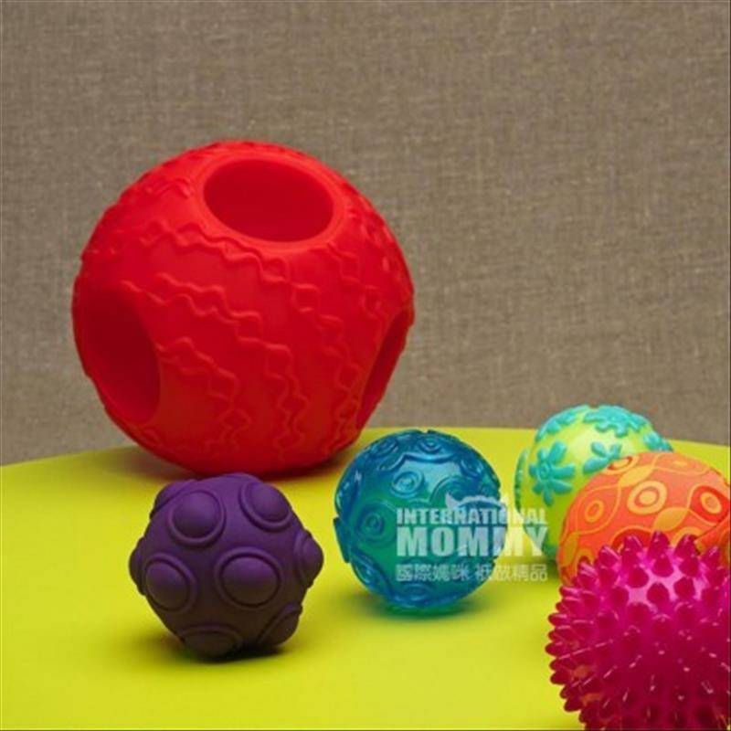 B.Toys Amerika B.Toys Bayi Tangan Grab Inflatable Haptic Ball Versi Luar Negeri