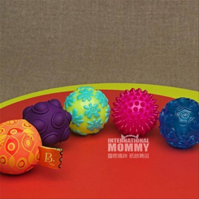 B.Toys Amerika B.Toys Bayi Tangan Grab Inflatable Haptic Ball Versi Luar Negeri