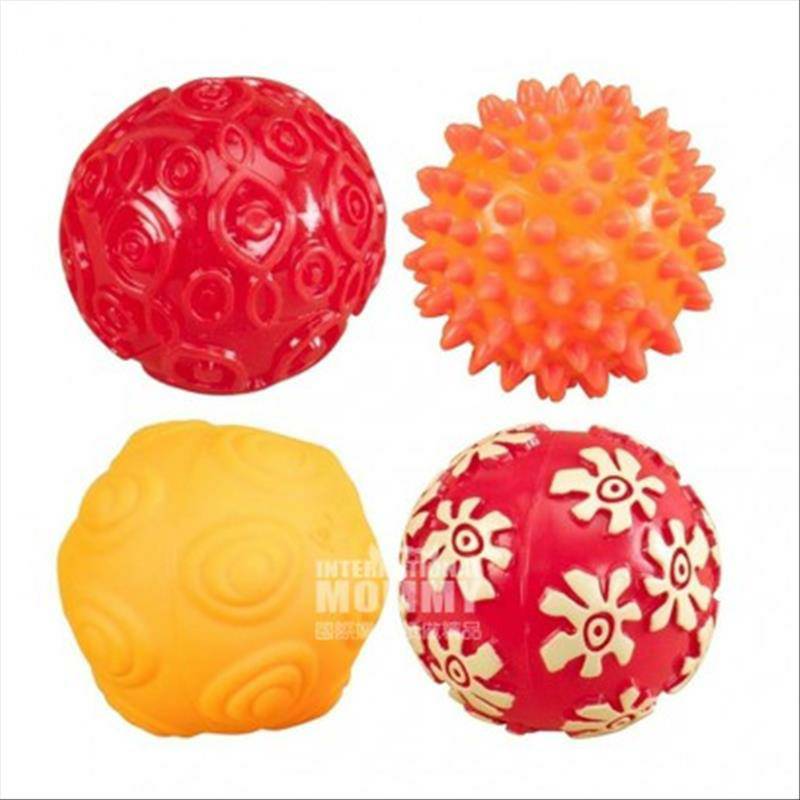 B. Mainan Amerika B. Mainan bayi tangan cacat bola elastis versi luar negeri