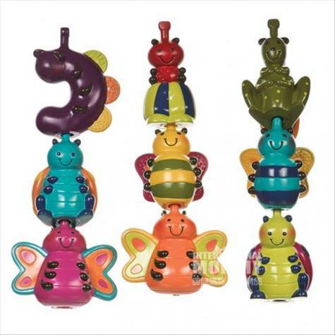 B.Toys Amerika B.Toys Bayi Serangga Kingdom Lembut Plastik Biteable Bl...