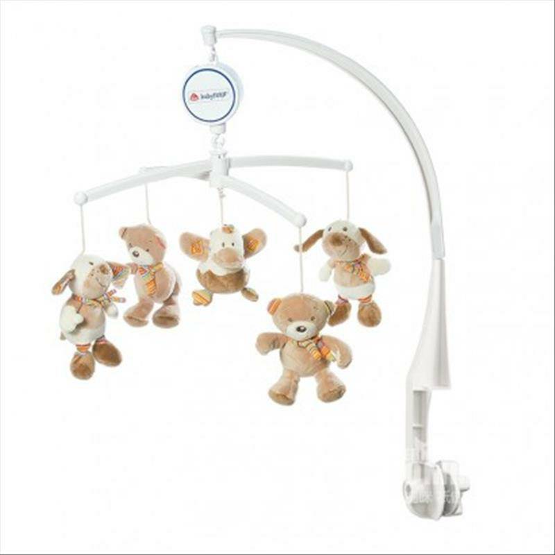 Baby FEHN German Baby Music Bed Bell Teddy Bear Family Versi Luar Negeri