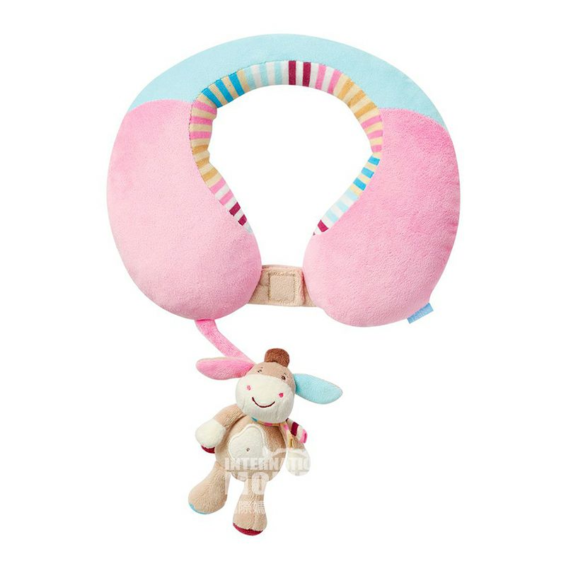 Bayi FEHN Jerman Bayi Keledai berbentuk U Stroller Keselamatan Leher Bantal Versi Luar Negeri