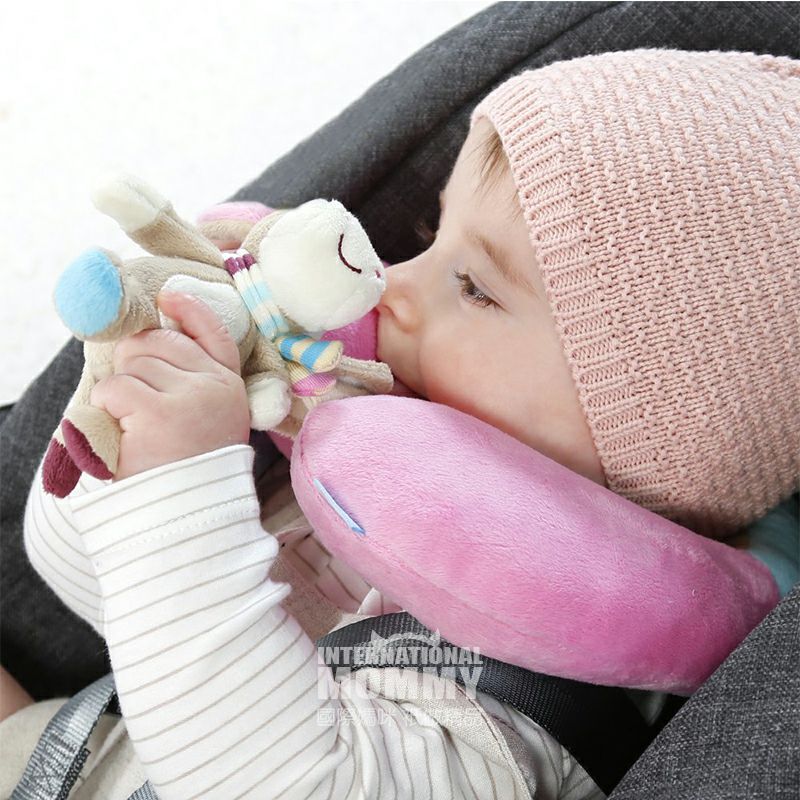 Bayi FEHN Jerman Bayi Keledai berbentuk U Stroller Keselamatan Leher Bantal Versi Luar Negeri