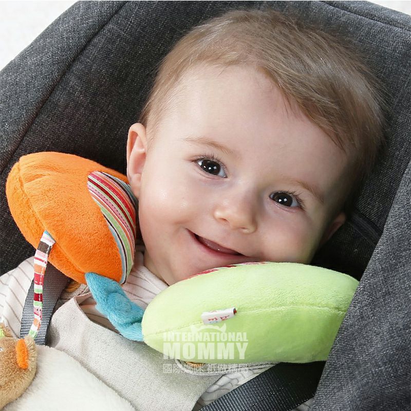 Bayi FEHN Bayi Jerman Beruang U berbentuk Kereta Bayi Keselamatan Leher Bantal Versi Luar Negeri