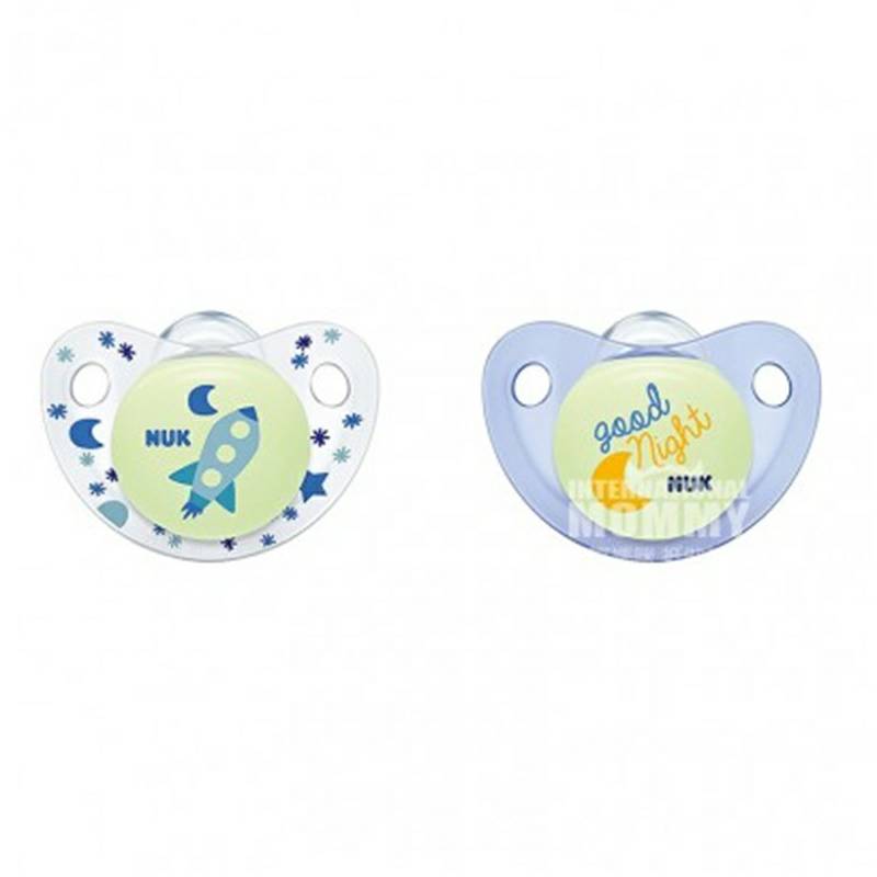 NUK Jerman NUK tidur-jenis neonatal dot silikon 0-6 bulan dua paket versi luar negeri