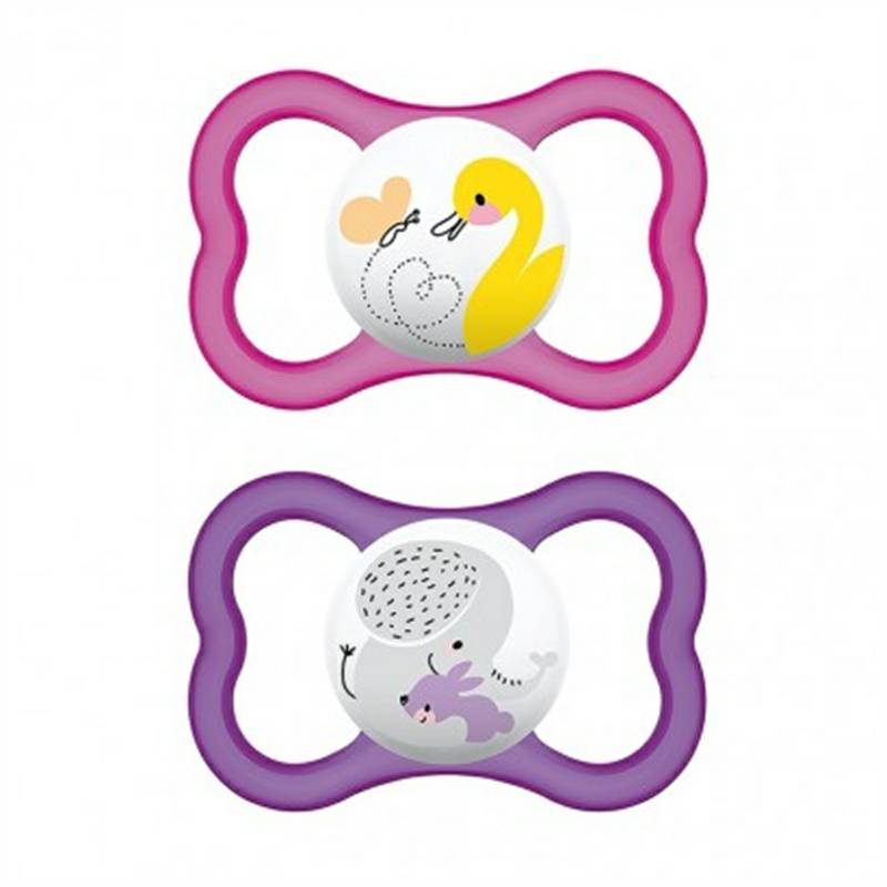 MAM Austria MAM bernapas silikon lembut silikon selama lebih dari 16 bulan dua gadis model versi luar negeri