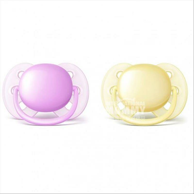 PHILIPS AVENT dot warna solid Inggris super lembut 0-6 bulan dua paket versi luar negeri