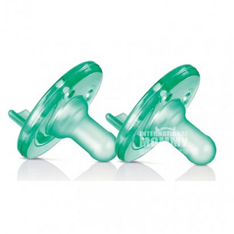 PHILIPS AVENT Amerika dot bayi silikon penuh 0-3 bulan dua paket model hijau di luar negeri