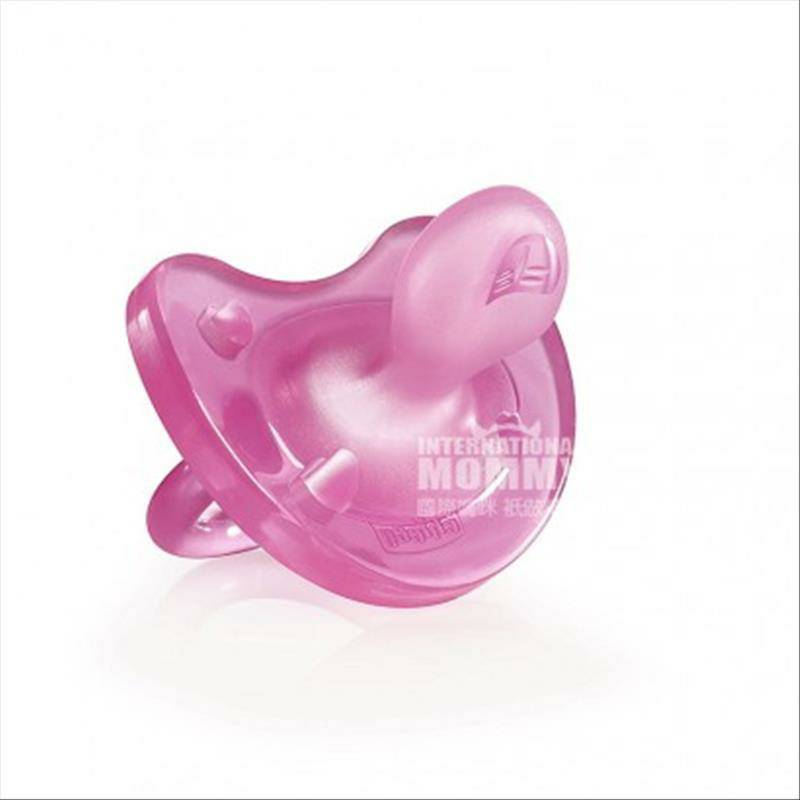 Chicco Italia bayi dot silikon lembut super lembut 0-6 bulan dua paket versi luar negeri