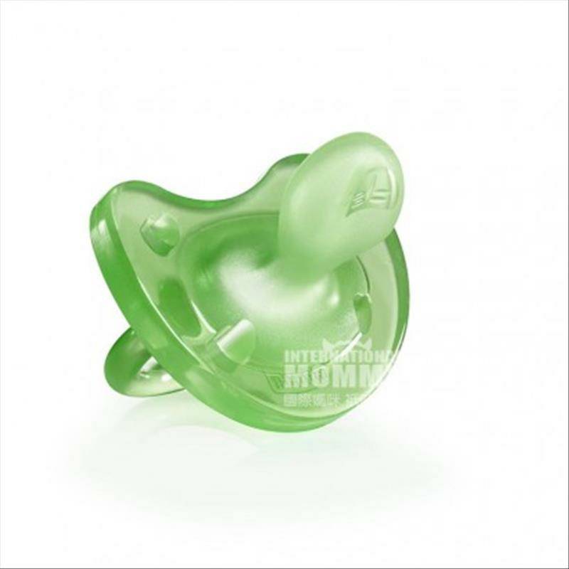 Chicco Italia bayi dot silikon lembut super lembut 6-12 bulan dua paket versi luar negeri