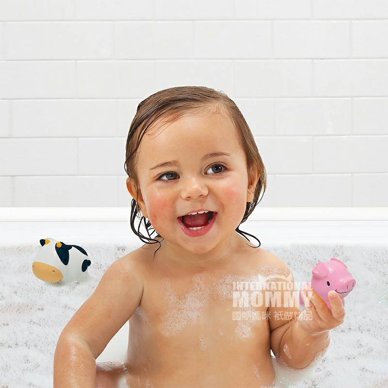 Munchkin American farm hewan mandi semprotan air mainan 4 paket versi luar negeri