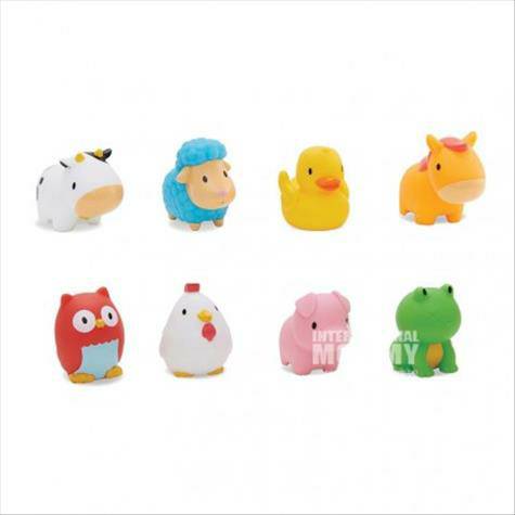 Munchkin American farm hewan mandi semprotan air mainan 8 paket versi ...