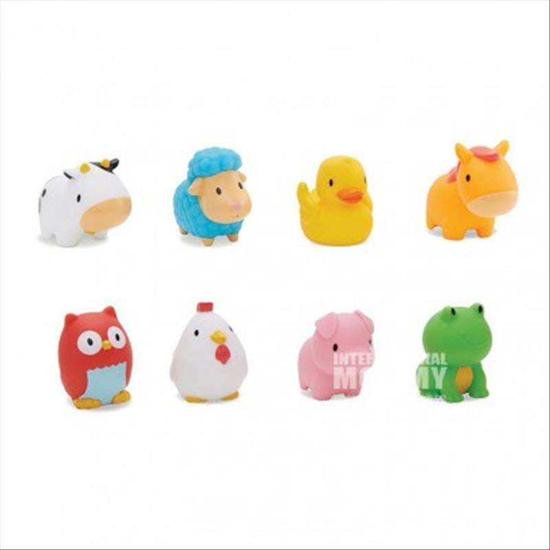 Munchkin American farm hewan mandi semprotan air mainan 8 paket versi luar negeri