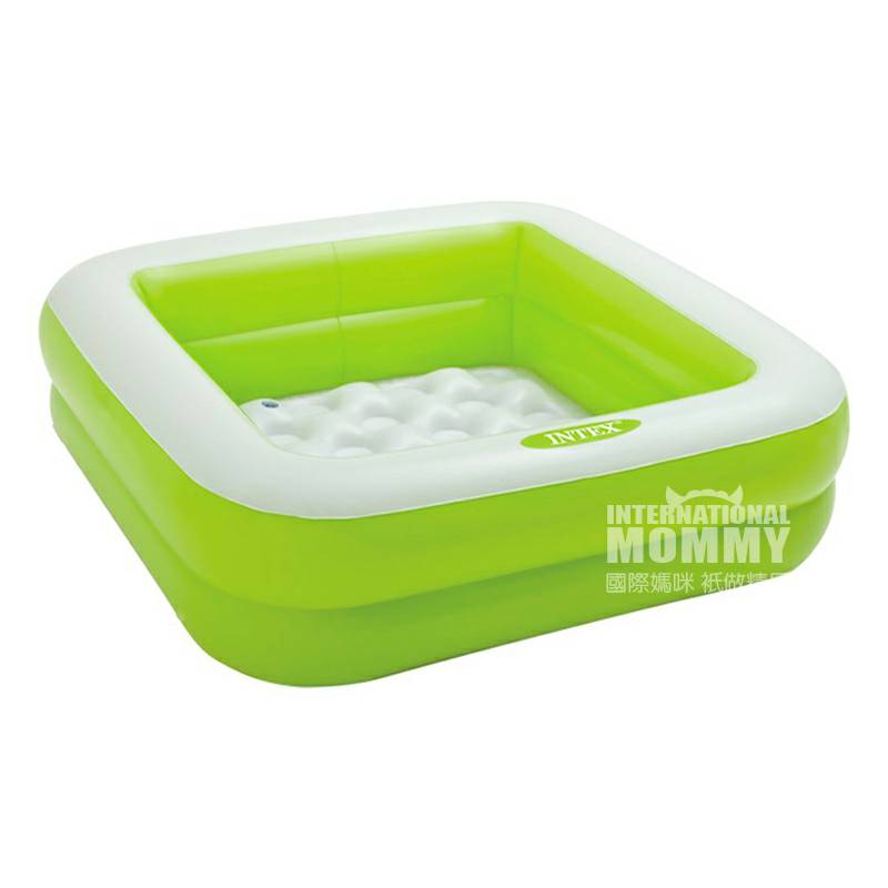 kolam renang tiup persegi INTEX American INTEX anak-anak versi 85x85x23 cm di luar negeri