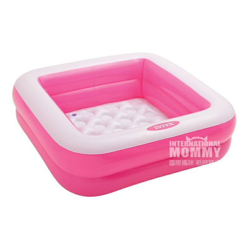 kolam renang tiup persegi INTEX American INTEX anak-anak versi 85x85x23 cm di luar negeri