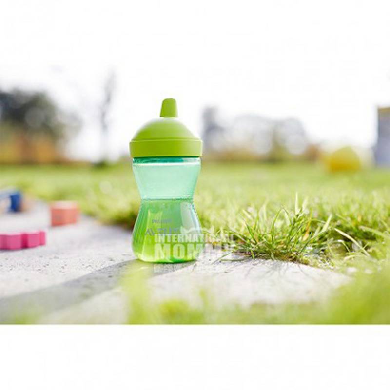 PHILIPS AVENT Cup belajar anti bocor anak-anak Inggris versi hijau 300ml di luar negeri