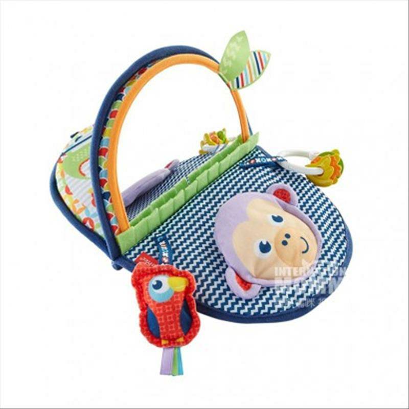 Fisher Price American Little Monkey Keselamatan Cermin Bayi Kain Bermain Mainan Pendidikan Awal Versi Luar Negeri