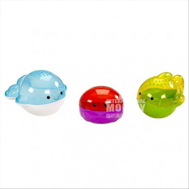 Fisher Price mainan mandi hewan laut Amerika versi luar negeri