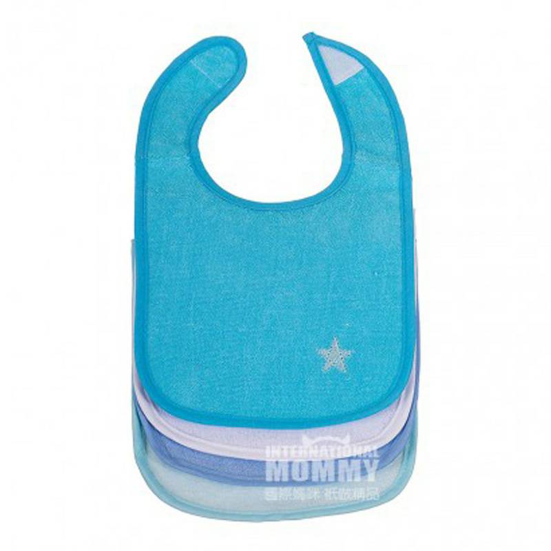 Bieco German Bieco Baby Cotton Bib 4-Pack Versi Luar Negeri