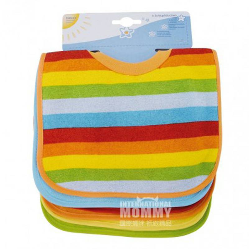 Bieco German Bieco Baby Cotton Bib Versi 6-Pack Luar Negeri