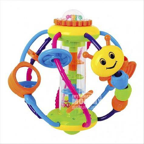 Bieco German Bieco Baby Caterpillar Beaded Rattle Toy Versi Luar Neger...