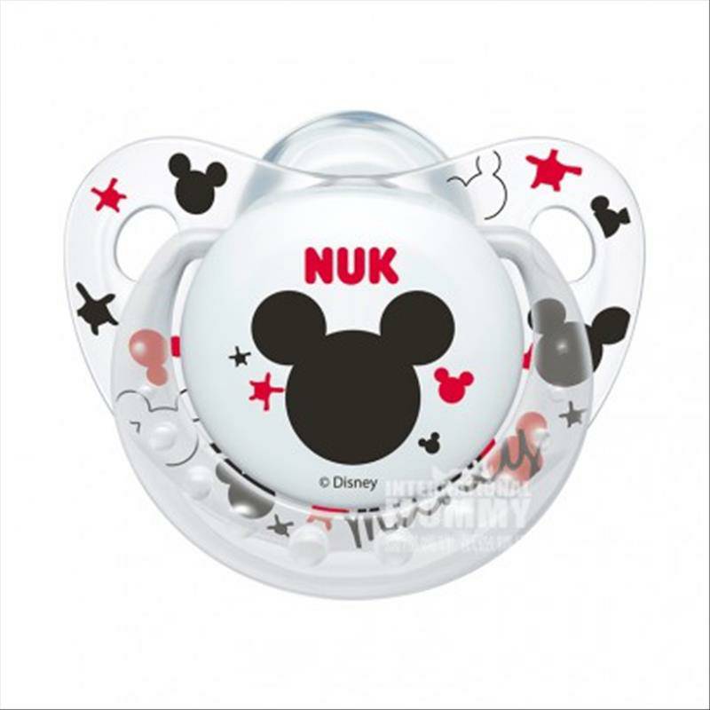 NUK NUK AS Mickey silikon dot 0-6 bulan dua paket versi luar negeri